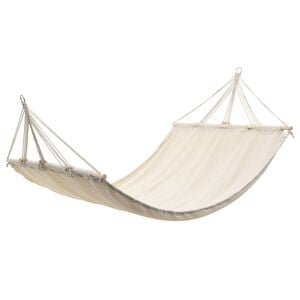 vidaXL Hamak bawełniany dwuosobowy 200x150 cm, niebieski