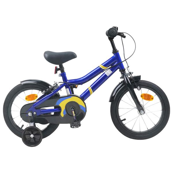 vidaXL Rower dziecięcy 16" z koszyczkiem, różowo-biały